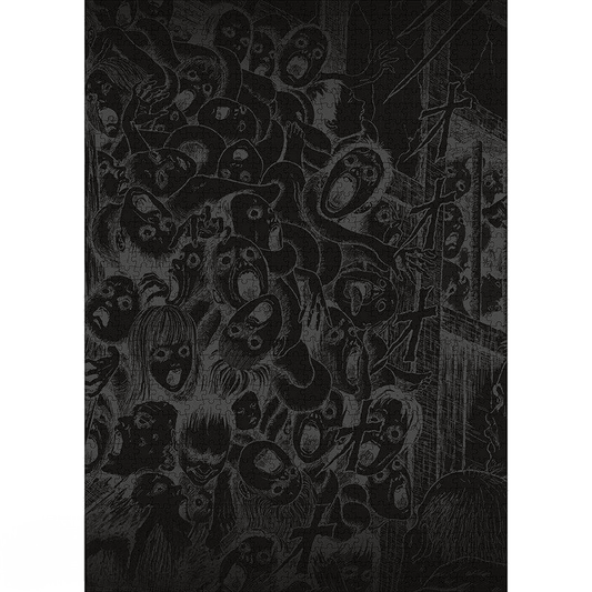 Fans Geek Store Junji Ito Uzumaki 1000-piece cardboard jigsaw puzzle featuring Kirie Goshima and spiral horror art.