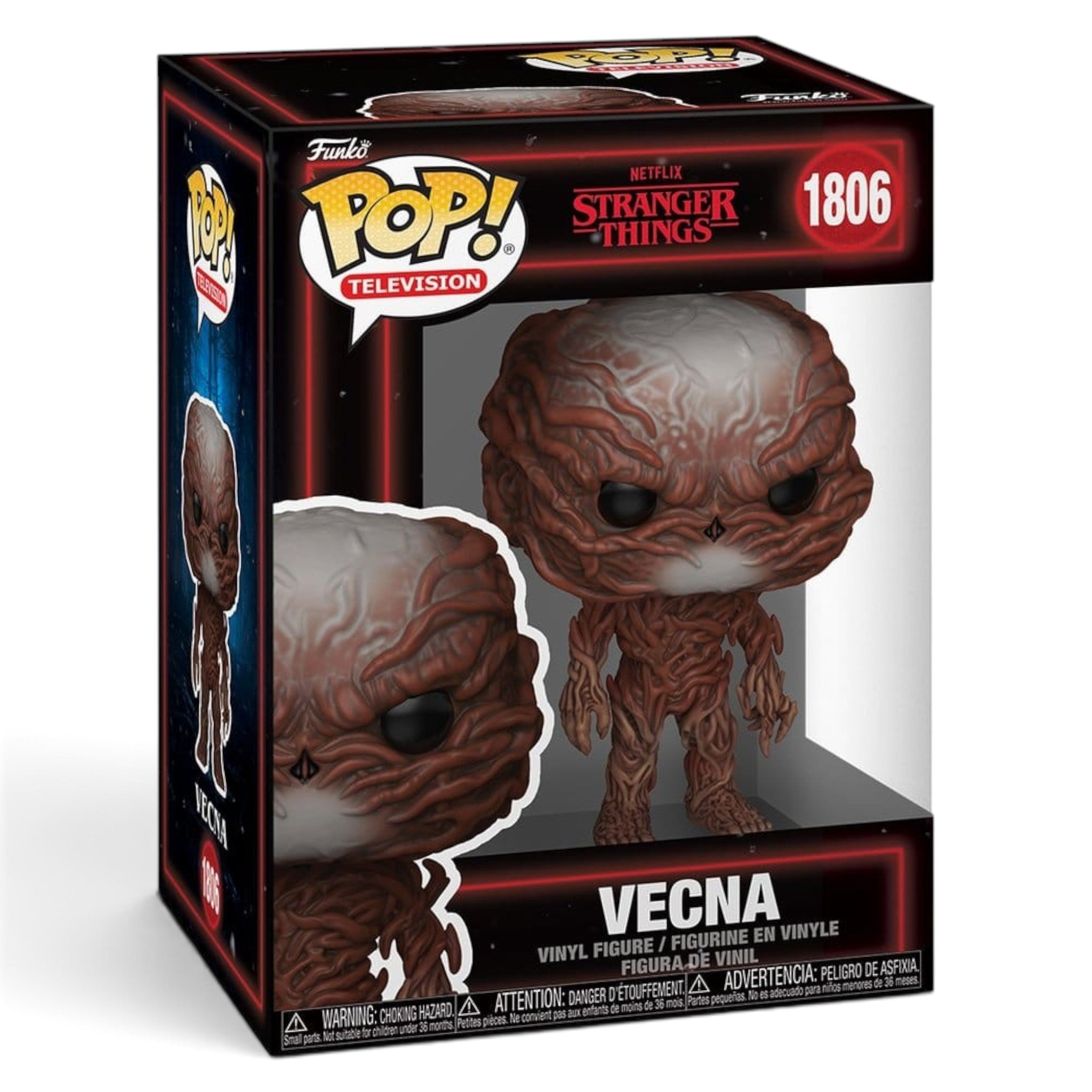 Fans Geek Store Stranger Things Vecna 2.0 Funko POP vinyl figure in window display box
