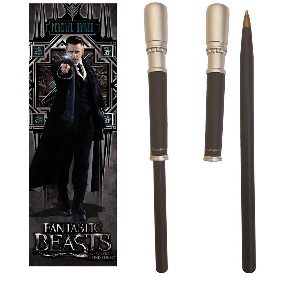 Fantastic Beasts: Percival Graves Wand Pen and Bookmark - Fans Geek Store