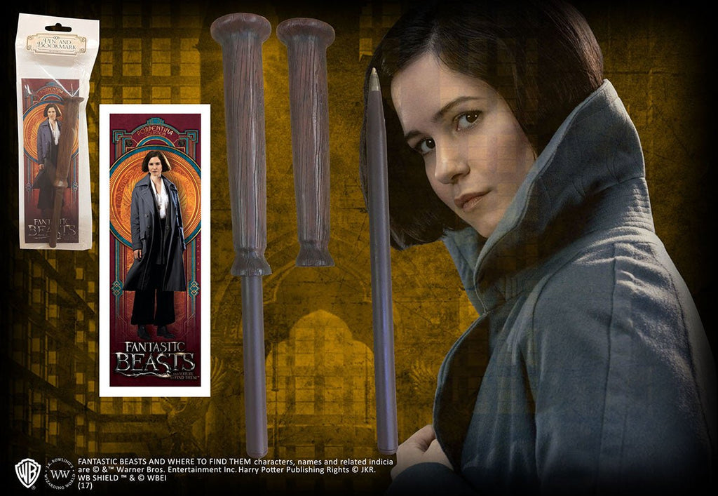 Fantastic Beasts: Porpentina Goldstein Toverstaf Pen & Bladwijzer - Fans Geek Store