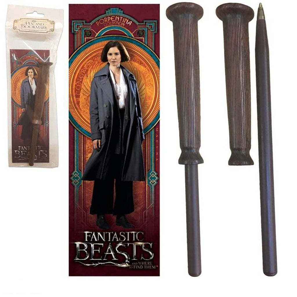 Fantastic Beasts: Porpentina Goldstein Toverstaf Pen & Bladwijzer - Fans Geek Store