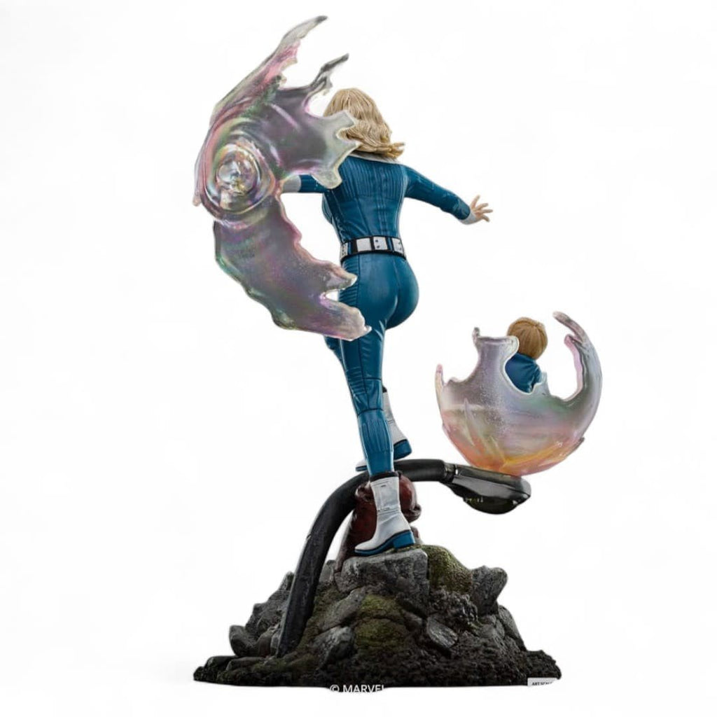 Fantastic Four Art Scale Statue 1/10 Invisible Woman and Franklin - Fans Geek Store