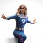Fantastic Four Art Scale Statue 1/10 Invisible Woman and Franklin - Fans Geek Store
