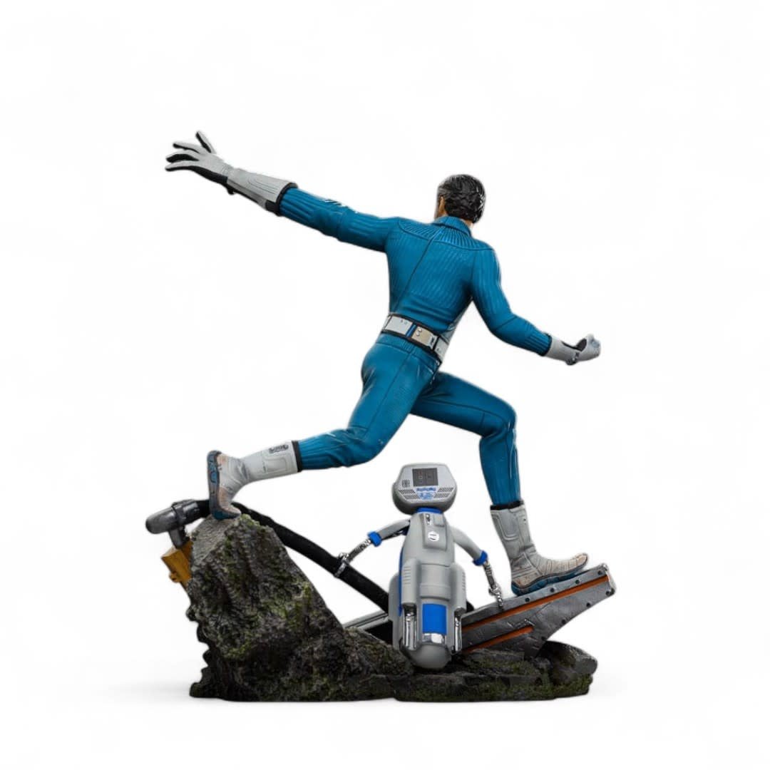 Fantastic Four Art Scale Statue 1/10 Mr. Fantastic and H.E.R.B.I.E - Fans Geek Store