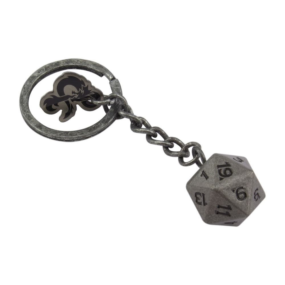 Dungeons & Dragons: Dice with 20 Faces Keyring - Fans Geek Store