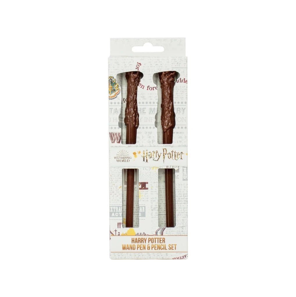 Harry Potter: Set of 2 wands pen and pencil - Fans Geek Store