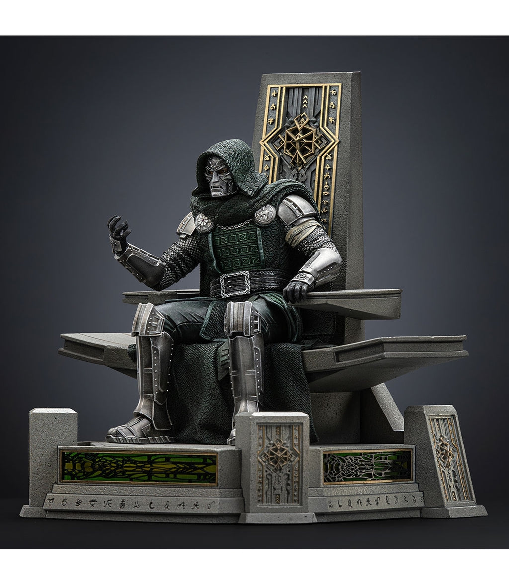 Iron Studios Doctor Doom on Throne Deluxe Art Figuur 22,5 cm Marvel