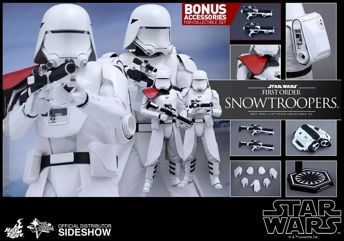 Star Wars: Episode VII - First Order Snowtroopers 1:6 figure Set - Fans Geek Store