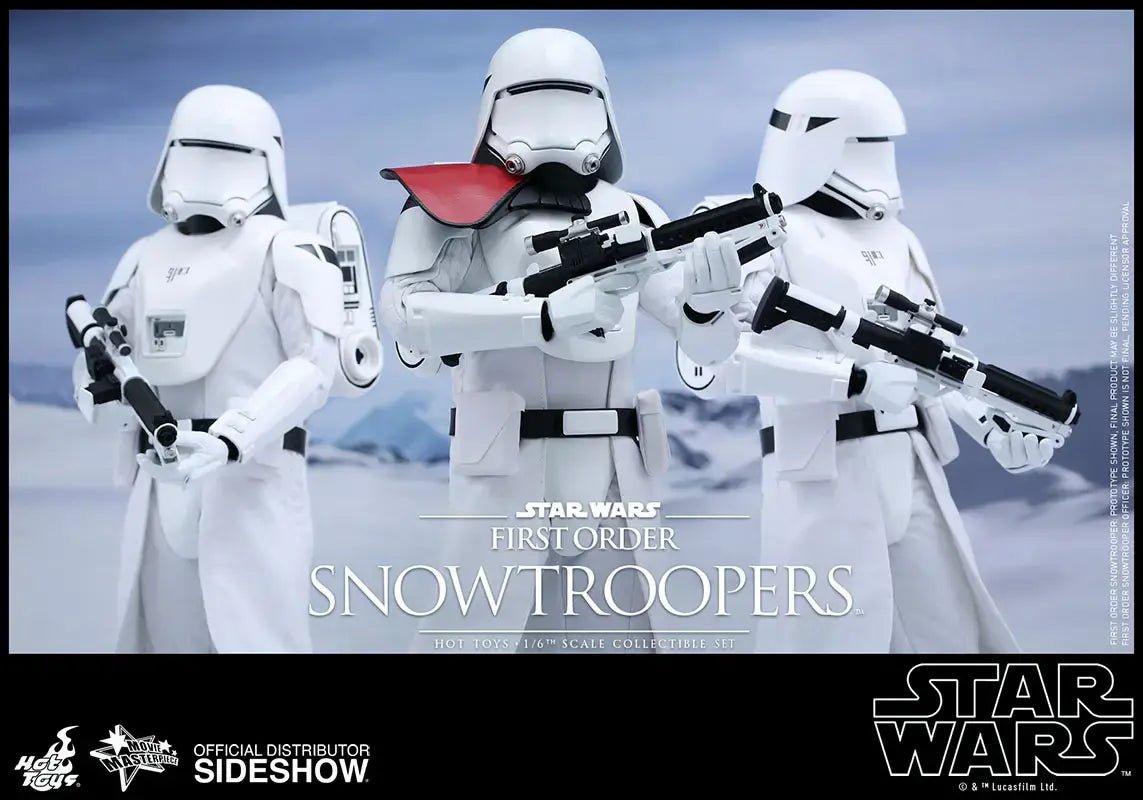 Star Wars: Episode VII - First Order Snowtroopers 1:6 figure Set - Fans Geek Store