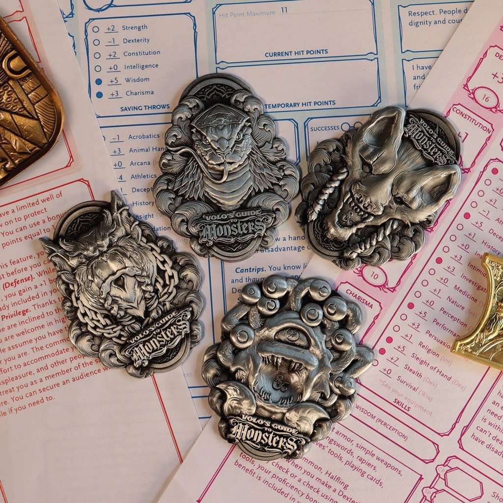 Dungeons and Dragons: Volo's Guide to Monsters Medallion Set - Fans Geek Store