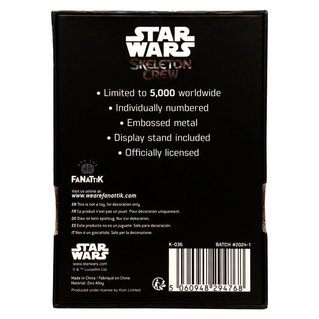 Star Wars Limited Edition Skeleton Crew Ingot - Fans Geek Store