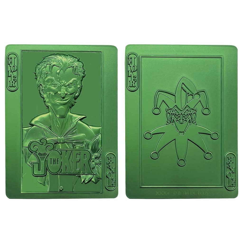 DC Comics: The Joker Playing Card Limited Edition Ingot - Fans Geek Store
