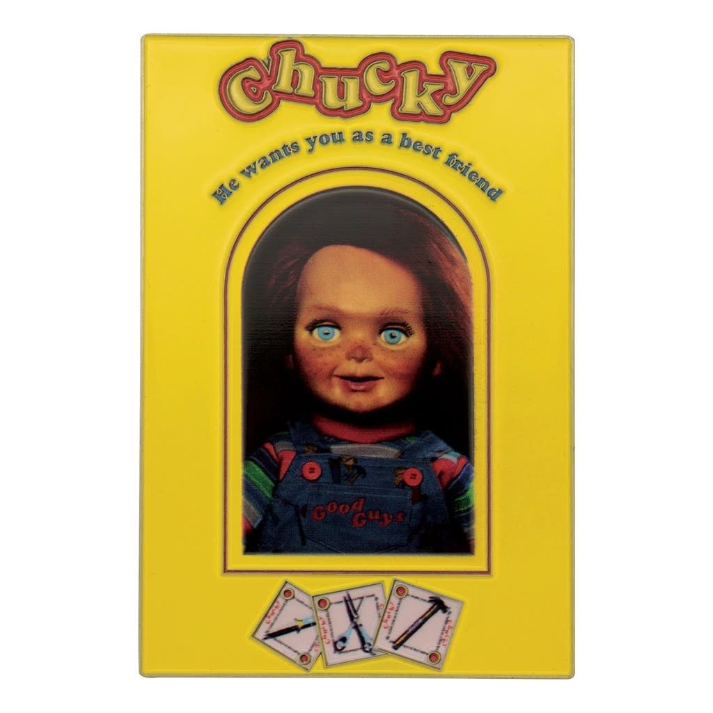 Child's Play: Chucky Limited Edition Ingot and Spell Card - Fans Geek Store