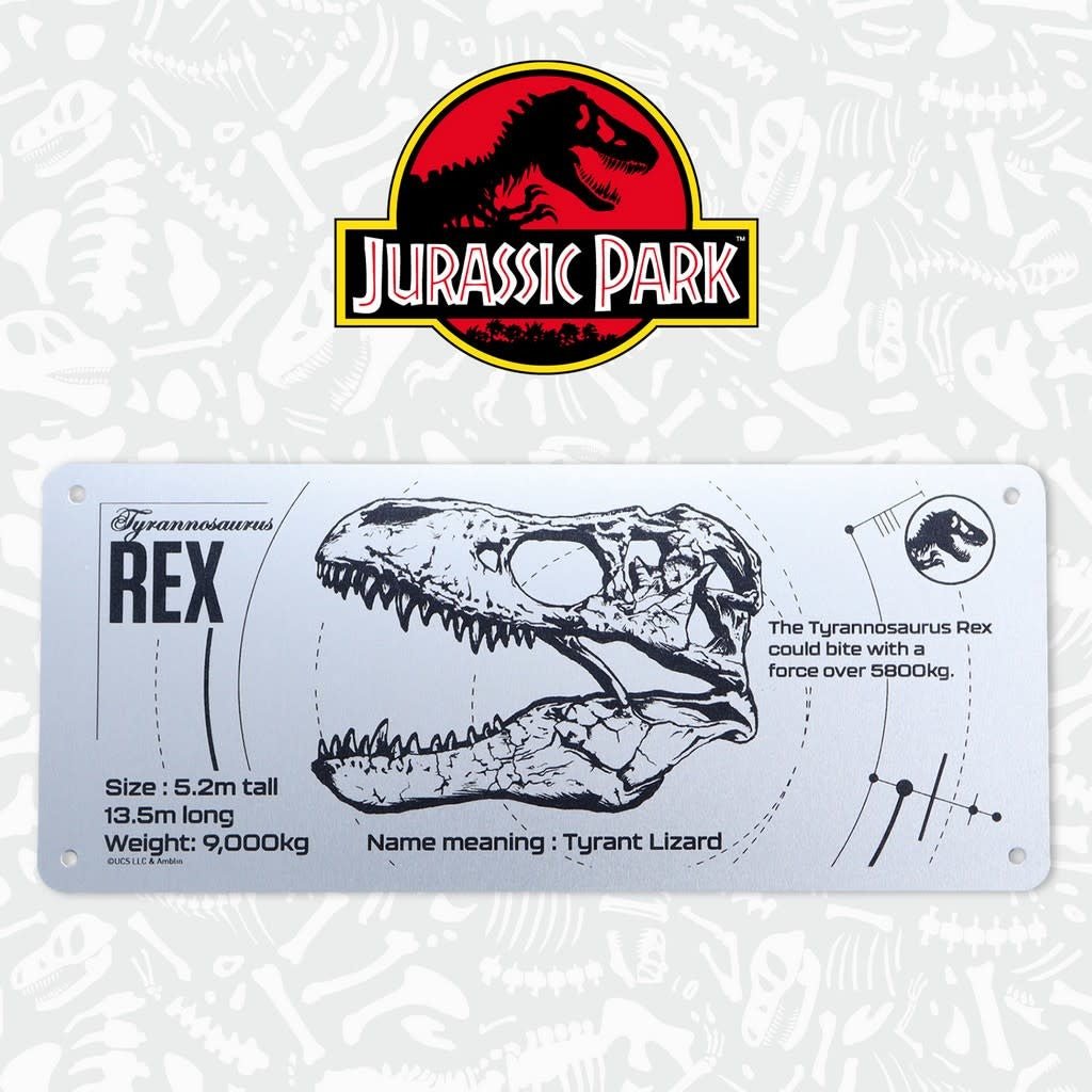Jurassic Park: Schematic Plate - Fans Geek Store