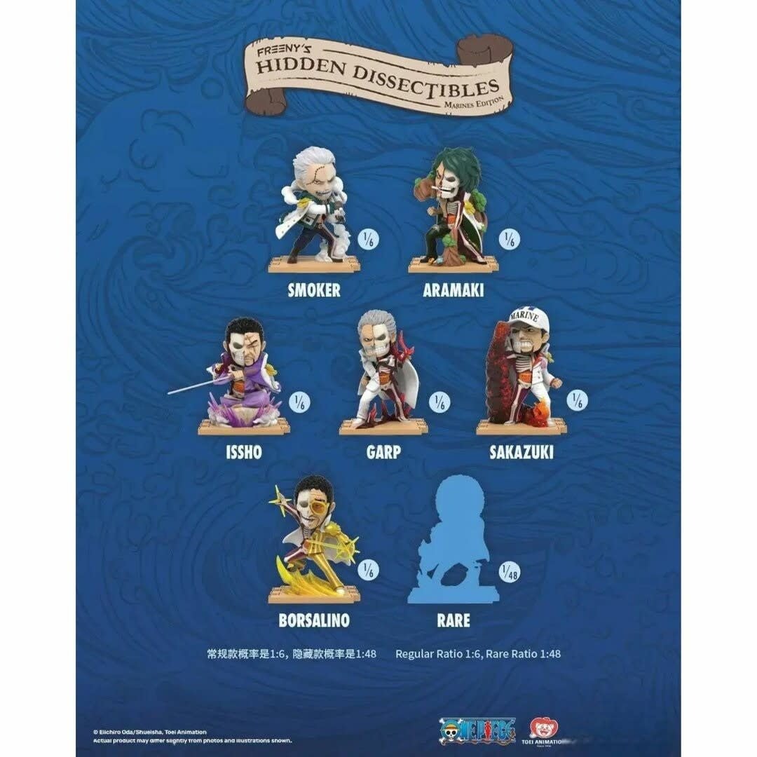 Freeny's Hidden Dissectibles: One Piece Marines Edition - BlindBox - Fans Geek Store