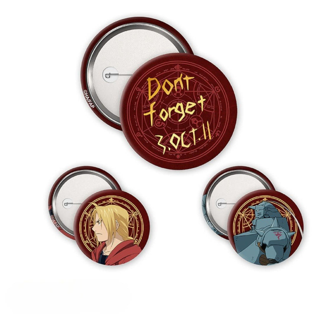 FULLMETAL ALCHEMIST - Badge Pack - Elric Brothers - Fans Geek Store