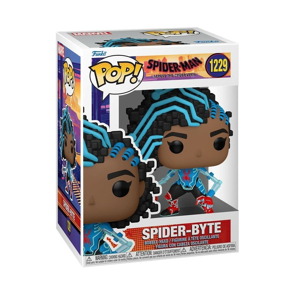 Pop! Marvel: Spider - Man Across the Spider - Verse - Spider - Byte - Fans Geek Store