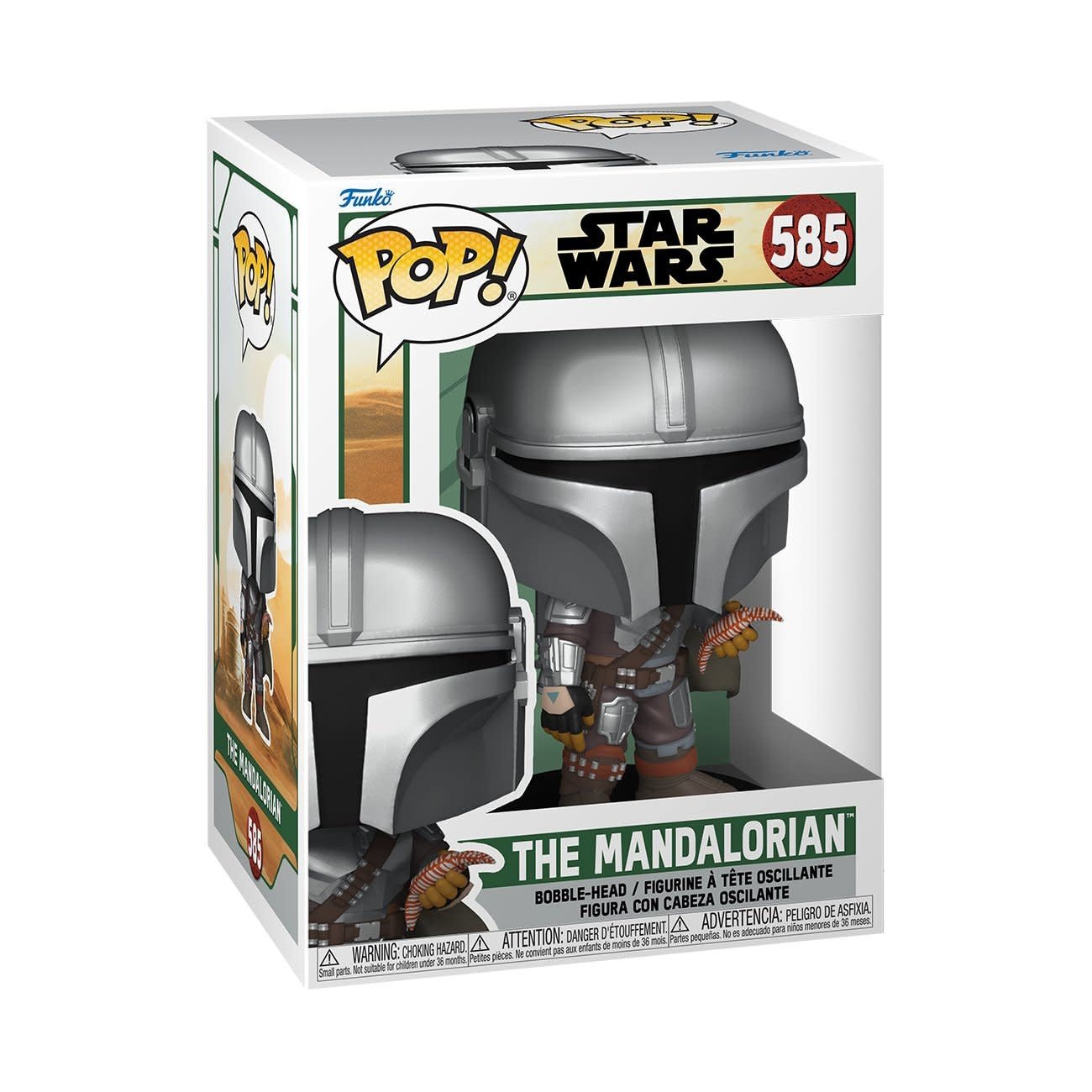 Pop! Star Wars: The Book of Boba Fett - Mando with Pouch - Fans Geek Store
