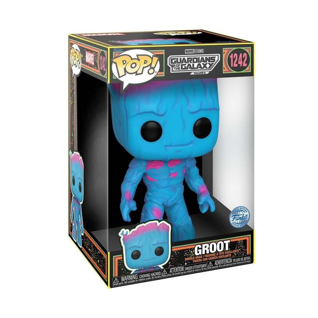 Pop! Jumbo: Guardians of the Galaxy Vol. 3 - Blacklight Groot - Fans Geek Store