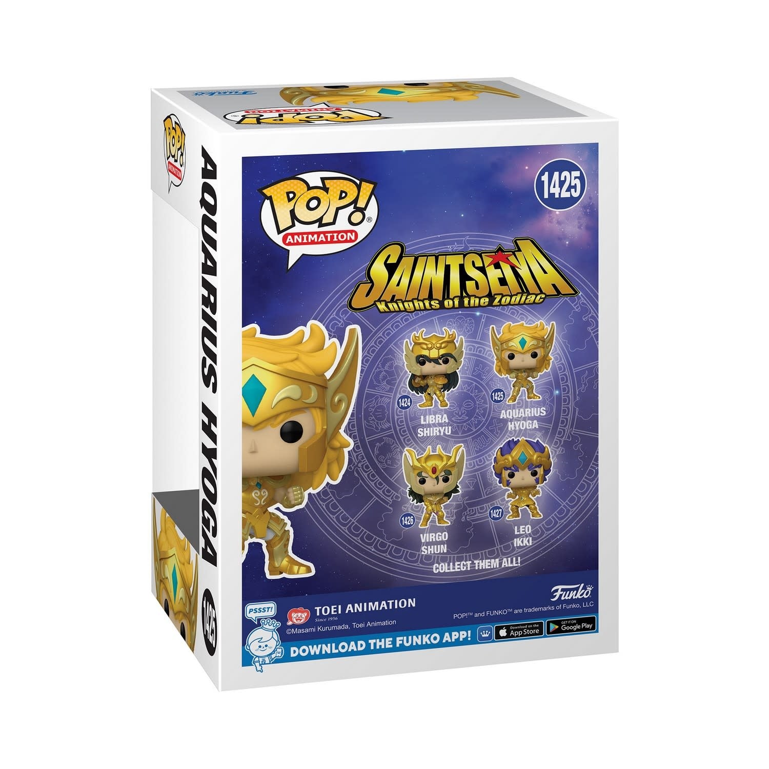 Pop! Animation: Saint Seiya Knights of the Zodiac - Gold Aquarius Hyoga - Fans Geek Store
