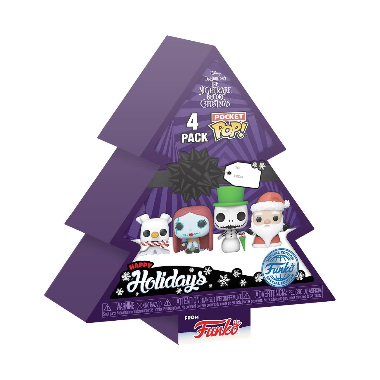 Pocket Pop! The Nightmare Before Christmas - Tree Holiday Box 4 - Pack - Fans Geek Store
