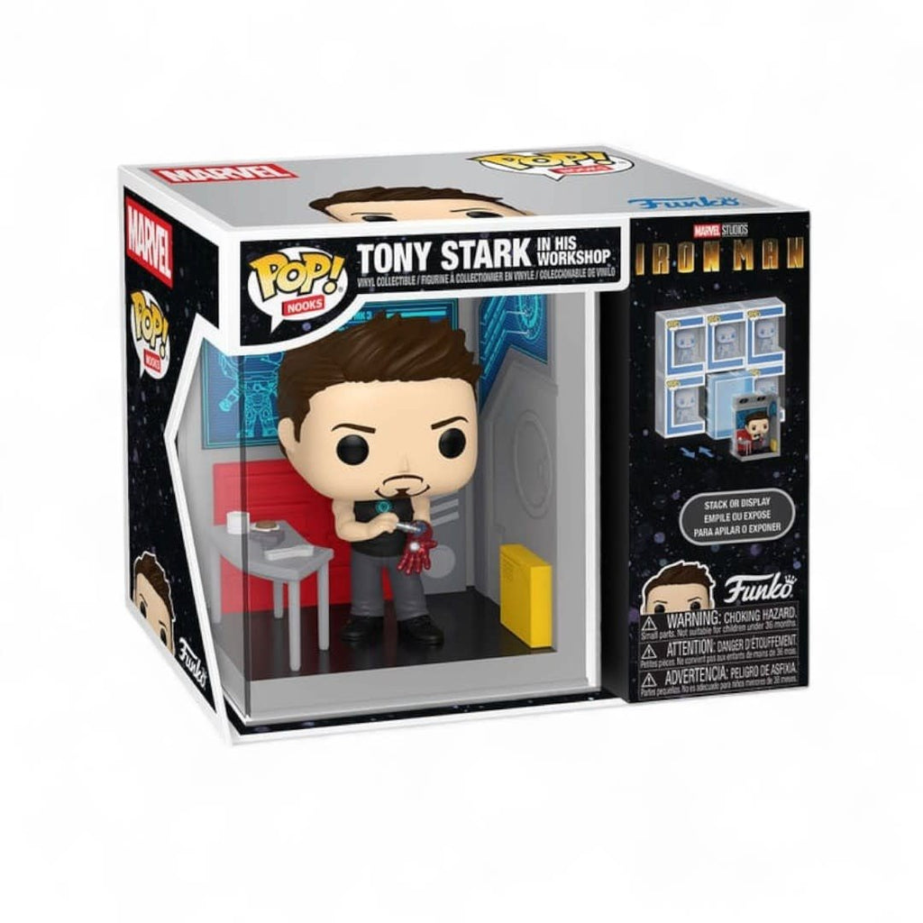 Marvel POP! Nooks Vinyl Figure Tony's Garage - Fans Geek Store