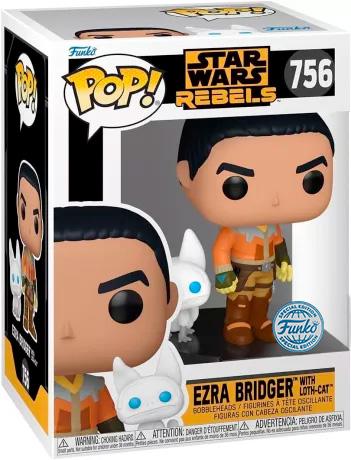 Funko Pop! Ezra Bridger met Loth Cat 756 | Star Wars Rebels Exclusive Vinyl Figuur - Fans Geek Storeproduct_typeFunko
