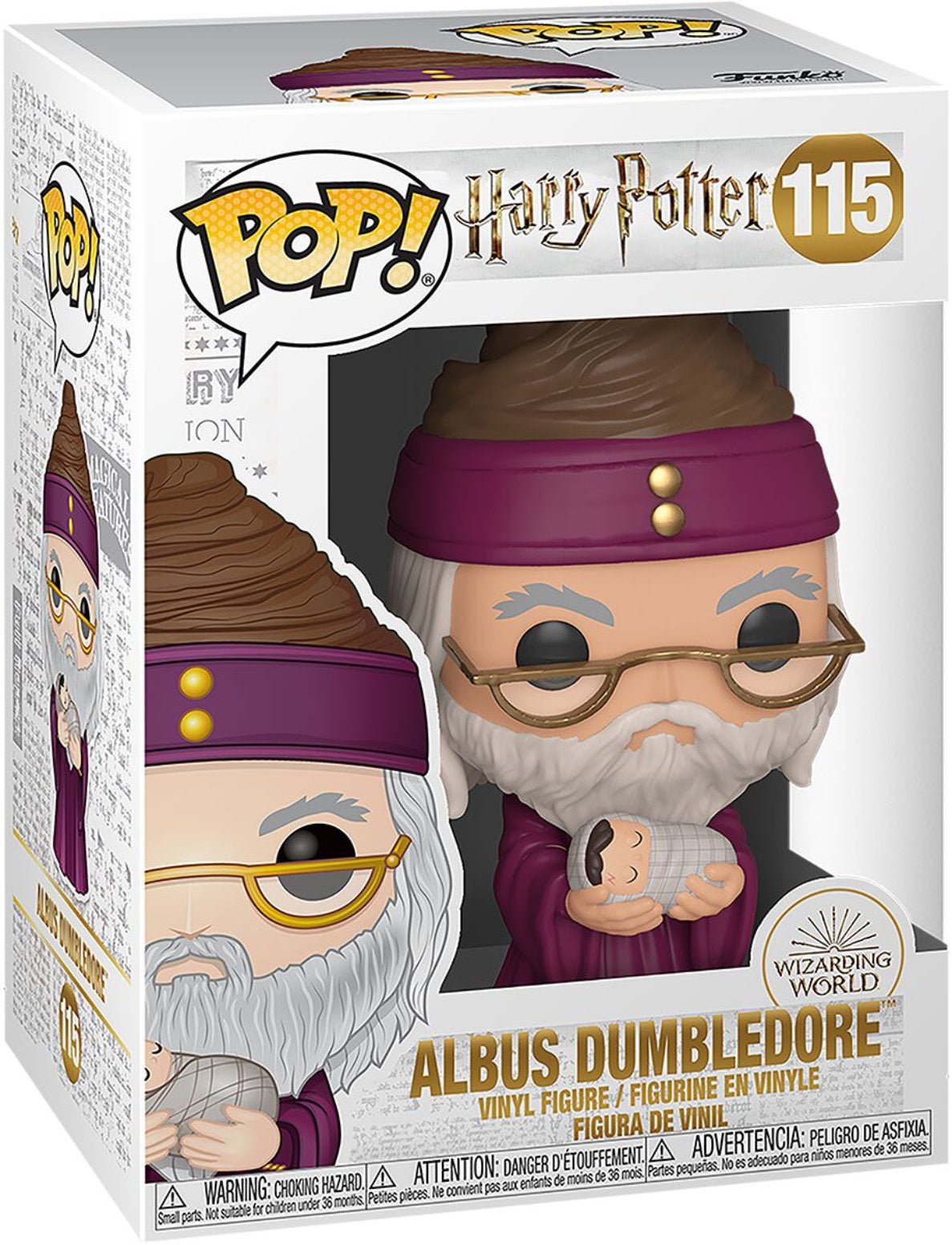 Harry Potter POP! Movies Vinyl Figure Dumbledore w/Baby Harry - Fans Geek Store