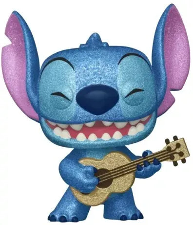 Funko POP! vinylfiguur Stitch met ukelele (Diamond) Lilo & Stitch