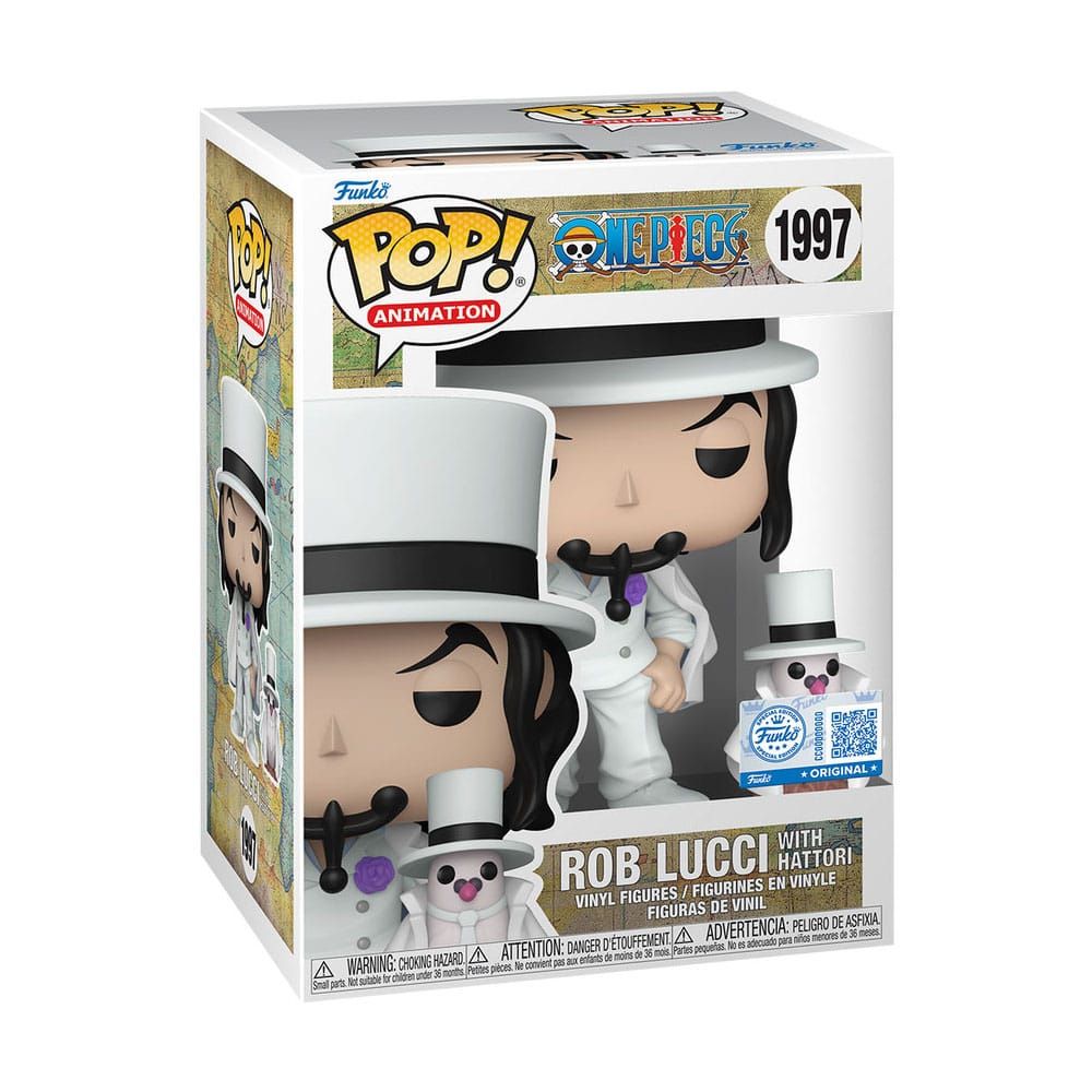 Funko Pop! Rob Lucci met Hattori 1997 | One Piece Exclusive Vinyl Figuur - Fans Geek Storeproduct_typeFunko