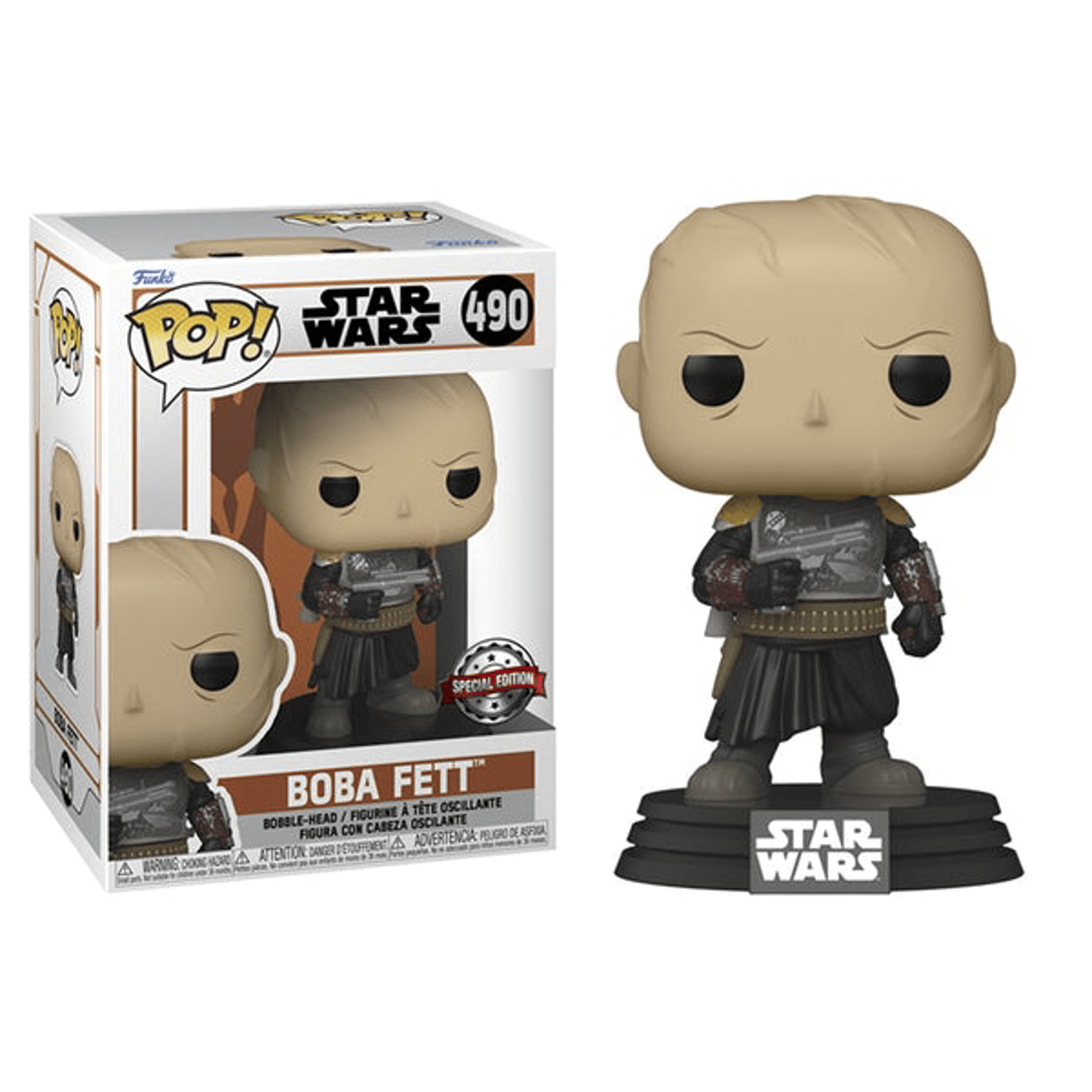 Pop! Star Wars: Boba Fett (without Helmet) - US Exclusive - Fans Geek Store