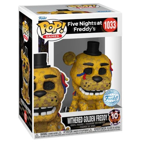 Funko POP! Withered Golden Freddy 1033 Five Nights at Freddy's Exclusive - Fans Geek Storeproduct_typeFunko
