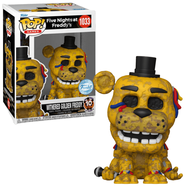 Funko POP! Withered Golden Freddy 1033 Five Nights at Freddy's Exclusive - Fans Geek Storeproduct_typeFunko