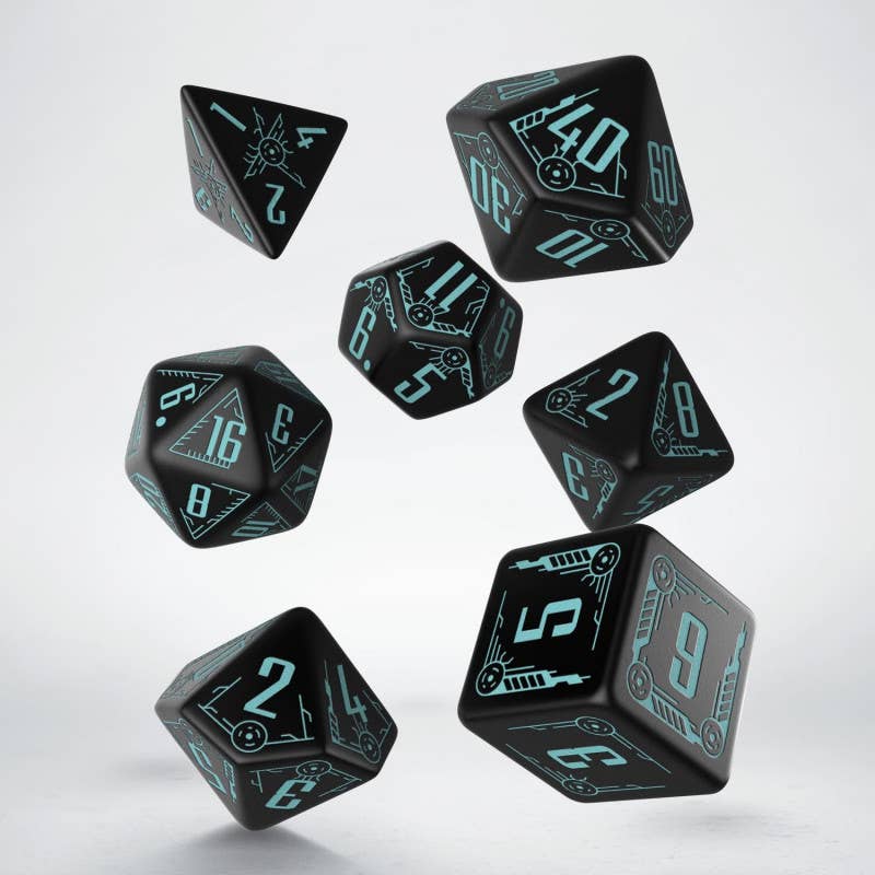 Galactic Rpg Dobbelset zwart en blauw - Fans Geek Storeproduct_typeCardshouse