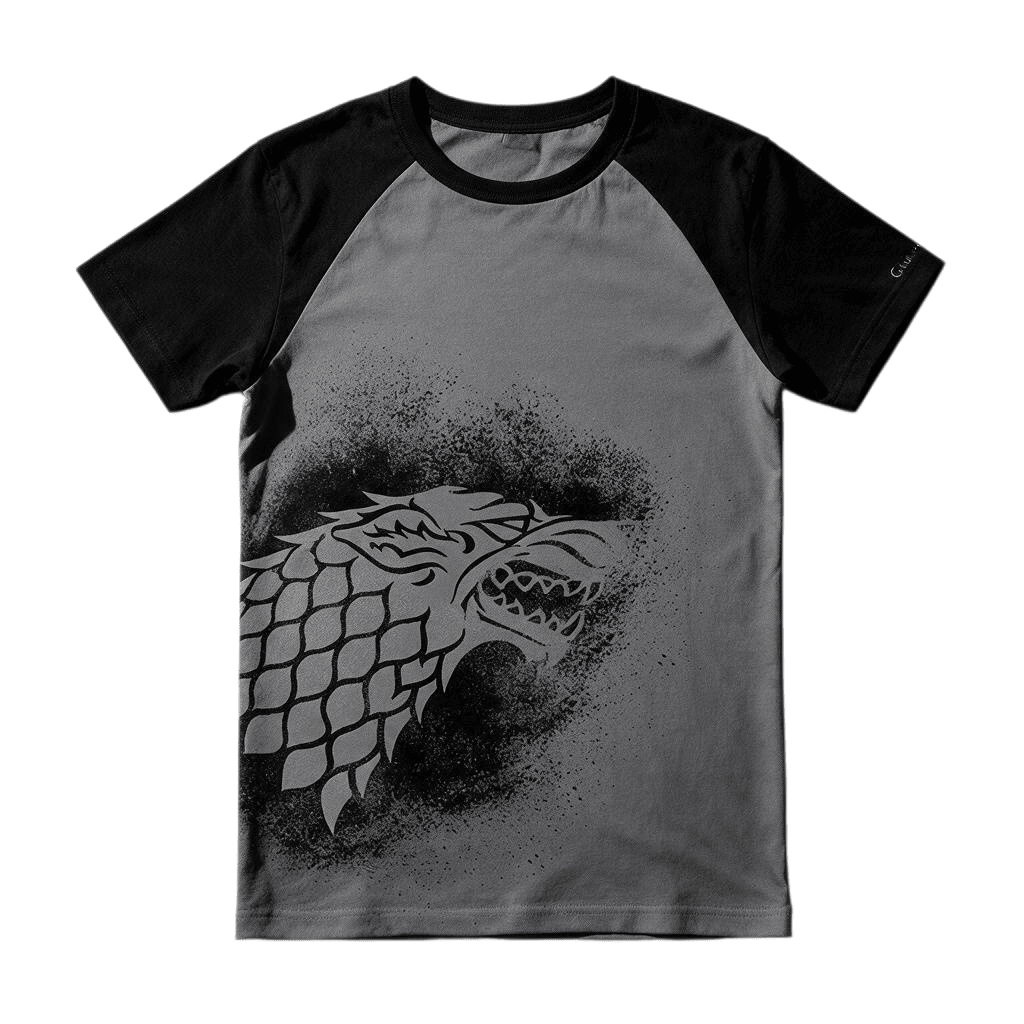 Game of Thrones House Stark heren T-shirt met raglanmouwen - Fans Geek Storeproduct_type#Game of Thrones