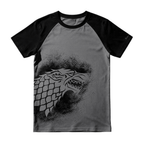 Game of Thrones House Stark heren T-shirt met raglanmouwen - Fans Geek Storeproduct_type#Game of Thrones