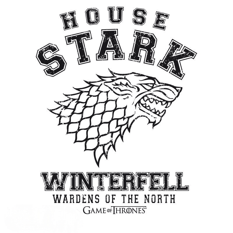 Game of Thrones House Stark heren T-shirt - Fans Geek Storeproduct_type#ABYstyle
