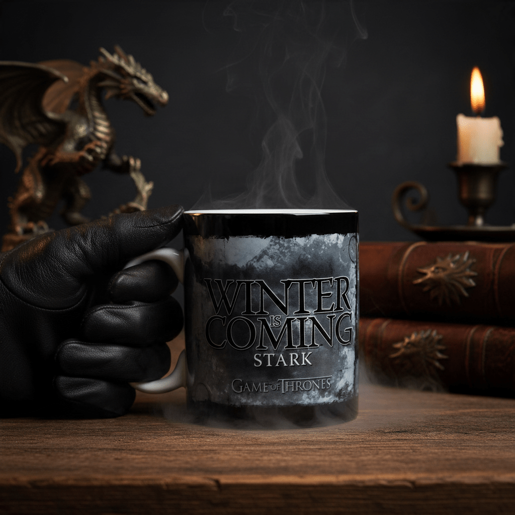 Game of Thrones House Stark mok met Winterfell-kaart - Fans Geek Storeproduct_type#Game of Thrones