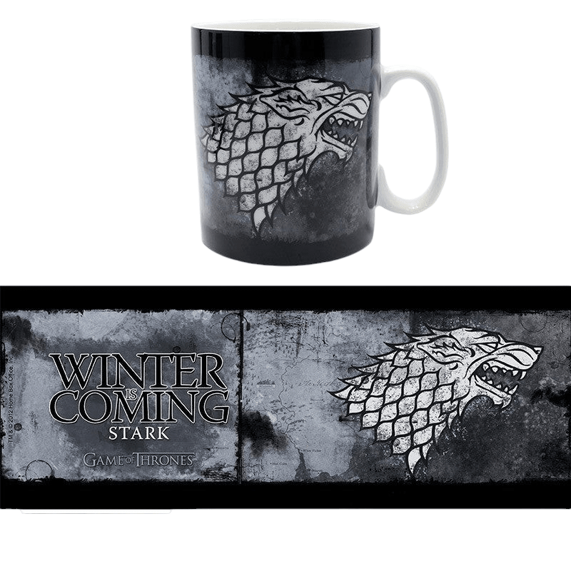 Game of Thrones House Stark mok met Winterfell-kaart - Fans Geek Storeproduct_type#Game of Thrones