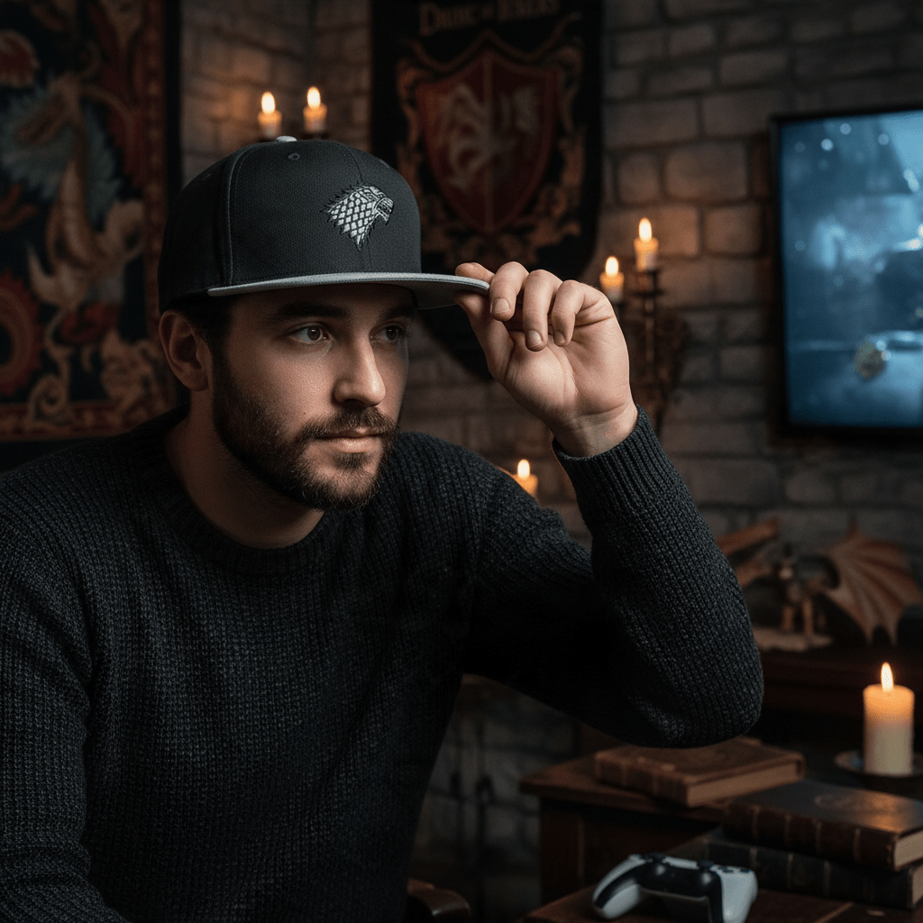 Game of Thrones House Stark snapback pet - Fans Geek Storeproduct_type#Game of Thrones