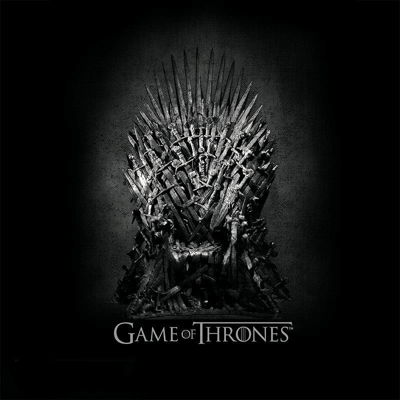 Game of Thrones Iron Throne T-shirt heren zwart - Fans Geek Storeproduct_type#Game of Thrones
