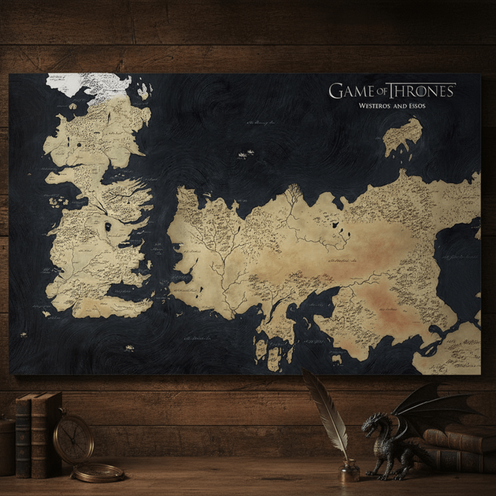 Game of Thrones kaart van Westeros maxi-poster - Fans Geek Storeproduct_type#GB Eye
