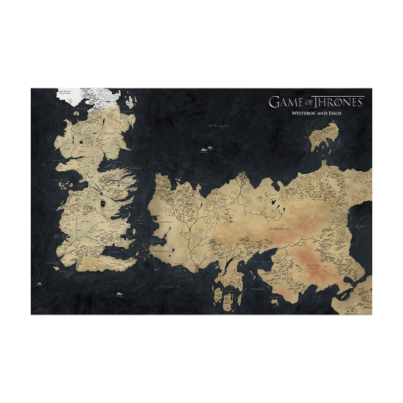 Game of Thrones kaart van Westeros maxi-poster - Fans Geek Storeproduct_type#GB Eye