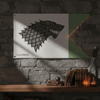 Game of Thrones Stark vlag 70 × 120 cm - Fans Geek Storeproduct_type#ABYstyle
