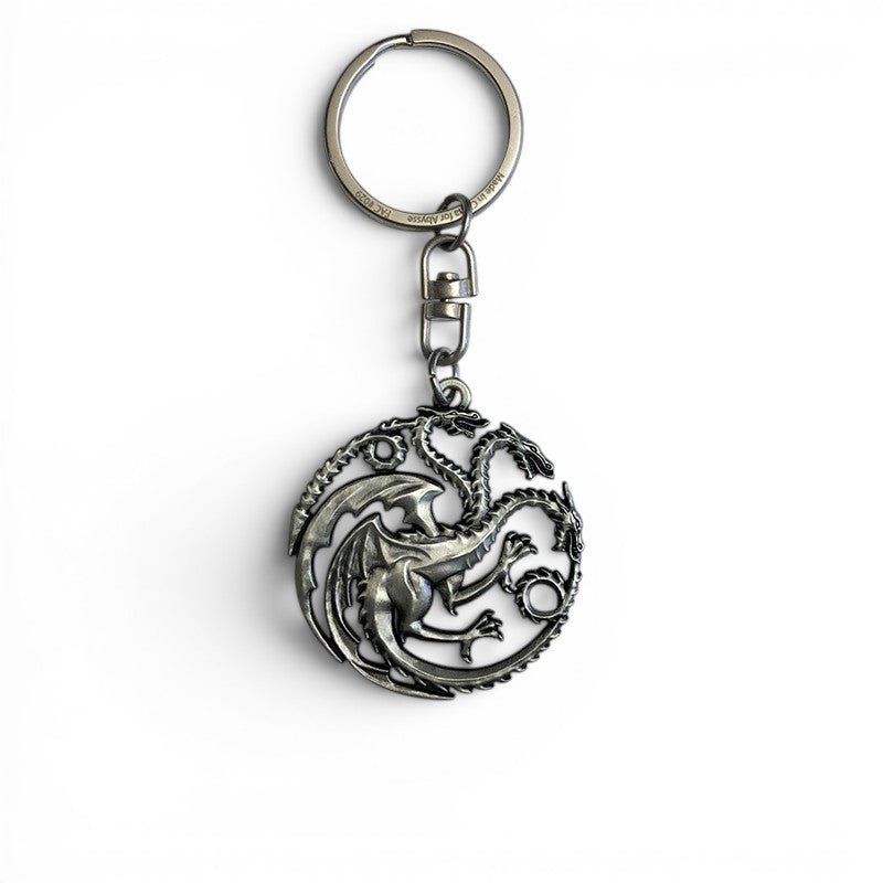 Game of Thrones Targaryen 3D Metalen Sleutelhanger - Fans Geek Storeproduct_typeAbysse Corp