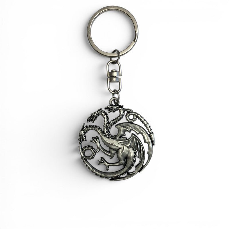Game of Thrones Targaryen 3D Metalen Sleutelhanger - Fans Geek Storeproduct_typeAbysse Corp
