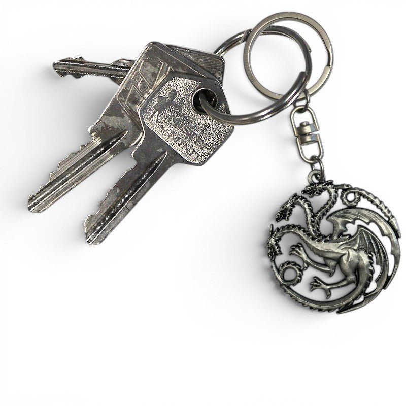 Game of Thrones Targaryen 3D Metalen Sleutelhanger - Fans Geek Storeproduct_typeAbysse Corp