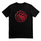 Game of Thrones Targaryen T-shirt heren zwart - Fans Geek Storeproduct_type#Game of Thrones