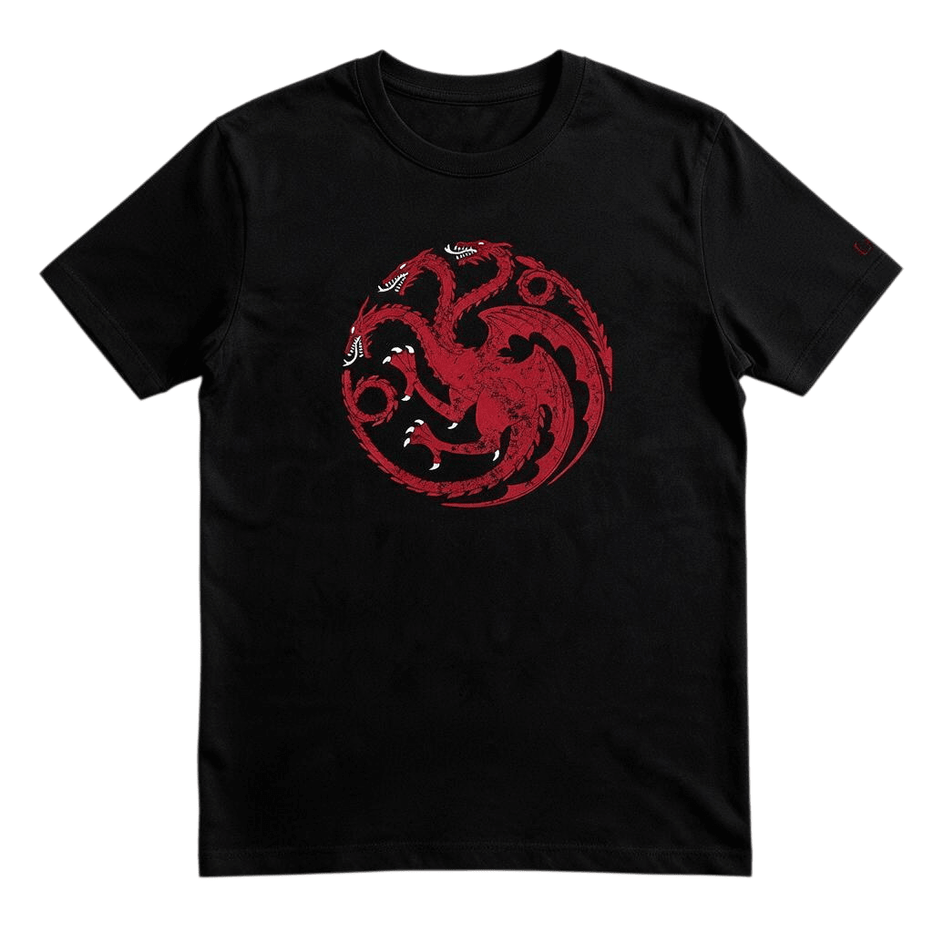 Game of Thrones Targaryen T-shirt heren zwart - Fans Geek Storeproduct_type#Game of Thrones