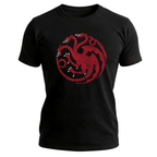 Game of Thrones Targaryen T-shirt heren zwart - Fans Geek Storeproduct_type#Game of Thrones